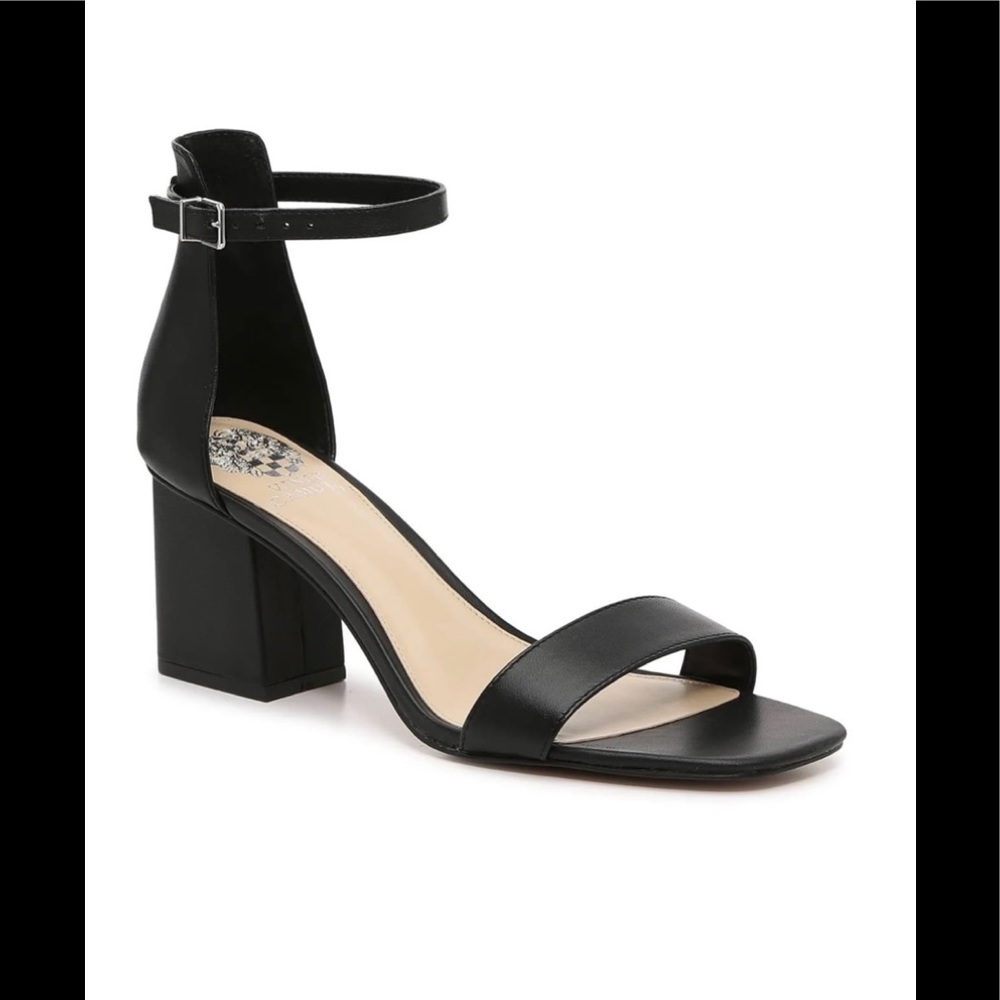 Vince Camuto  Mangry Leather Block  Heel sandals size 9M